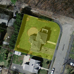 5 Bemis Rd, Newton MA  02460-1204 aerial view