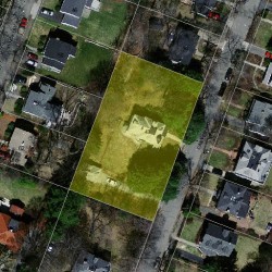 43 Carver Rd, Newton MA 02461-1007 aerial view