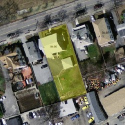 96 Webster St, Newton MA 02465-1820 aerial view