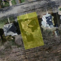 44 Stearns St, Newton MA 02459-2464 aerial view