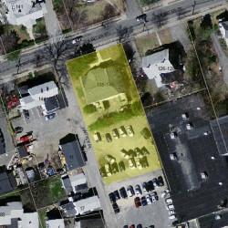 140 Webster St, Newton MA  02465-1820 aerial view