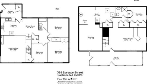 366 Sprague St, Dedham MA 02026-5242 exterior