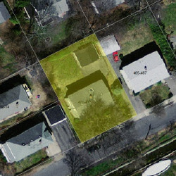 473 Albemarle Rd, Newton MA 02460-1357 aerial view