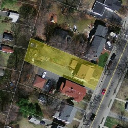 273 Lexington St, Newton MA 02466-1211 aerial view