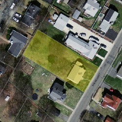 107 Sheridan St, Newton MA  02465-1057 aerial view