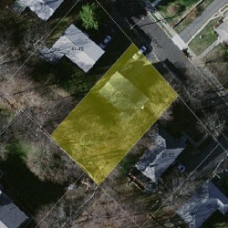 49 Ripley St, Newton MA 02459-2209 aerial view