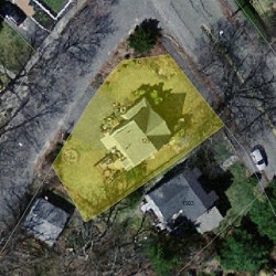 1297 Walnut St, Newton MA 02461-1853 aerial view