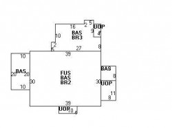 47 Cabot St, Newton MA 02458-2501 floor plan