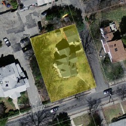 133 Webster St, Newton MA  02465-1822 aerial view