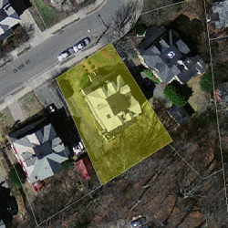 34 Clyde St, Newton MA  02460-2209 aerial view