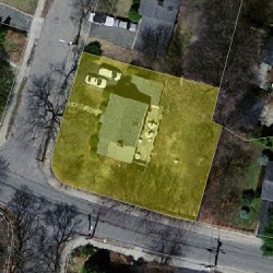 94 Adena Rd, Newton MA 02465-1221 aerial view