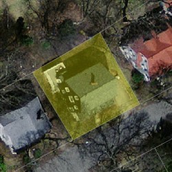 9 Oak Ter, Newton MA 02461-1409 aerial view