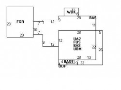 430 Winchester St, Newton MA  02461-2011 floor plan