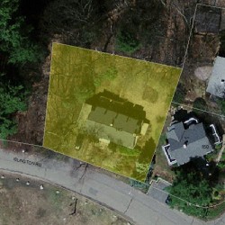 142 Islington Rd, Newton MA  02466-1010 aerial view