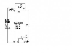 44 Bourne St, Newton MA  02466-1722 floor plan