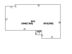 93 Ruane Rd, Newton MA  02465-2627 floor plan