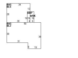 46 Brackett Rd, Newton MA  02458-2612 floor plan