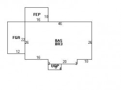 8 Swallow Dr, Newton MA  02462-1306 floor plan