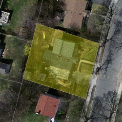 16 Edward Rd, Newton MA 02465-1120 aerial view