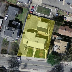 55 River St, Newton MA  02465-1853 aerial view