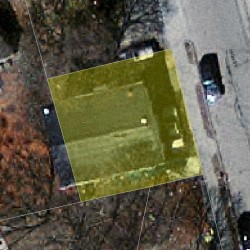 44 High St, Newton MA  02461-1939 aerial view