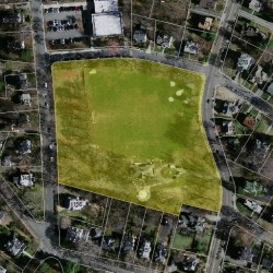 136 Park St, Newton MA 02458-2043 aerial view