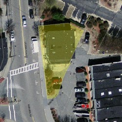 287 Auburn St, Newton MA 02466-1915 aerial view