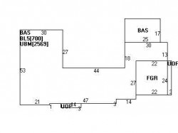 20 Montrose St, Newton MA 02458-2718 floor plan