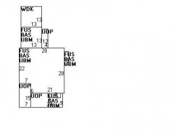 20 Columbus St, Newton MA 02461-1438 floor plan