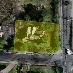 11 Clements Rd, Newton MA  02458-2617 aerial view