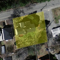 22 Bowers St, Newton MA 02460-1903 aerial view