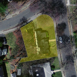 53 Elinor Rd, Newton MA 02461-1847 aerial view