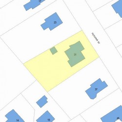 31 Perkins St, Newton MA 02465-2302 plot plan