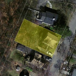 97 Hawthorne Ave, Newton MA 02466-3015 aerial view