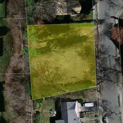 41 Redwood Rd, Newton MA  02459-3124 aerial view