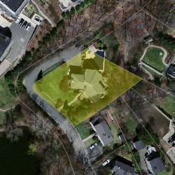 6 Aspen Ave, Newton MA 02466-3023 aerial view