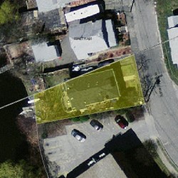 203 Riverview Ave, Newton MA  02466-1399 aerial view