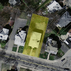 137 Crafts St, Newton MA 02460-1409 aerial view