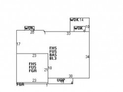 88 Wiswall Rd, Newton MA  02459-3547 floor plan