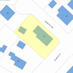 53 Churchill St, Newton MA 02460-1443 plot plan