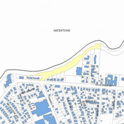 331 California St, Newton MA 02458-1052 plot plan