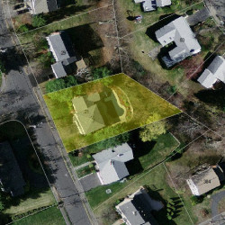 21 Lovett Rd, Newton MA  02459-3107 aerial view