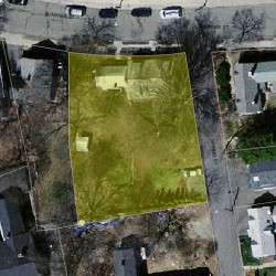 14 Summer St, Newton MA  02464-1119 aerial view