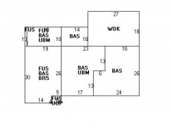 11 Goddard St, Newton MA 02461-1917 floor plan