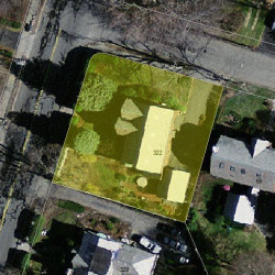 322 Waverley Ave, Newton MA 02458-2724 aerial view