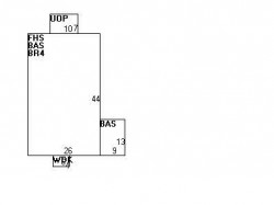 170 Winchester St, Newton MA 02461-2130 floor plan