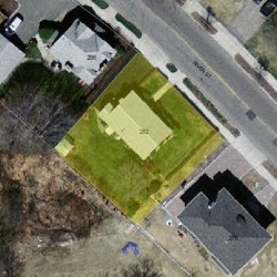 282 River St, Newton MA 02465-1436 aerial view