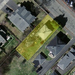 305 Nevada St, Newton MA  02460-1463 aerial view