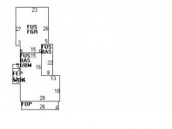323 Cherry St, Newton MA 02465-1641 floor plan