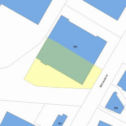 173 Needham St, Newton MA 02464-1505 plot plan